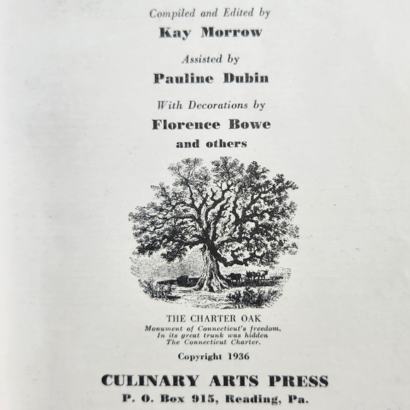 Vintage 1936 New England Cook Book – Wooden Cover Hinges – 300 Regional Recipes - Picture 5 of 14